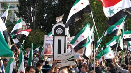 Syrians in Greece join the Global March For Syria